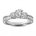 Modern Round Diamond Vintage Ring