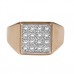 0.75ct Si2/f Round Diamond Gents Ring
