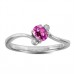 0.50ct Amethyst & Diamond Ring