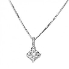 0.19ct Vvs/ef Round Diamond Designer Pendant