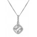 Round & Baguette Diamond Designer Pendant