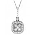 Elegant Round Diamond Designer Pendant