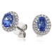 1.3ct Vs/fg Blue Tanzanite Earrings 1.3ct Vs/fg Blue Tanzanite Earrings