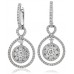 1.65ct Vs/fg Round Diamond Drop Earrings