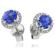 1.40ct Vs/fg Round Diamond Gemstone Earrings