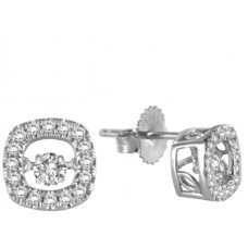 Elegant Floating Diamond Designer Earrings