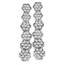 0.55ct Vs/ef Round Diamond Designer Earrings