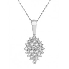 0.24ct Vs/ef Round Diamond Designer Pendant