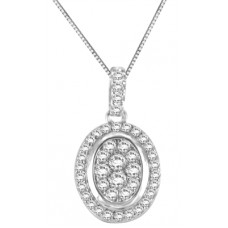 0.40ct Vvs/ef Round Diamond Designer Pendant