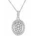 0.40ct Vvs/ef Round Diamond Designer Pendant