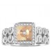 6mm Unique Round Diamond Patterned Mens Ring