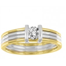 4.5mm Round Diamond Mens Ring