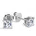 Classic Asscher Diamond Stud Earrings