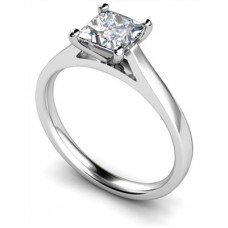 Certified 2.02ct Si2/h Princess Diamond Ring