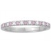 2mm Pink Sapphire And Diamond Eternity Ring 2mm Pink Sapphire And Diamond Eternity Ring