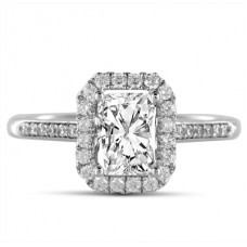 Gia Certified 1.41ct Vvs2/i Emerald Diamond Ring