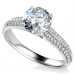 Classic Round Diamond Vintage Ring Classic Round Diamond Vintage Ring