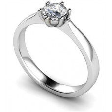 0.72ct I1/f Round Diamond Solitaire Ring