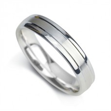 5mm Court Shape Satin Centre With Polished Edges