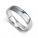 5mm Court Shape Polished And Satin Either Side Of A Central Groove