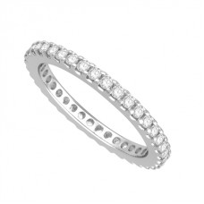 0.52ct Vs/ef Round Diamond Full Eternity Ring