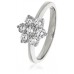 Elegant Round Diamond Cluster Ring