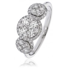 0.75ct Vs/ef Round Diamond Ring