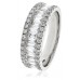 1.50ct Vs/ef Round & Baguette Diamond Ring