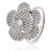Modern Round Diamond Pave Cocktail Ring