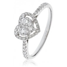 0.45ct Vs/ef Round Diamond Ring