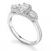 Oval & Pear Diamond Designer Ring