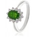 1.05ct Vs/ef Green Emerald Ring