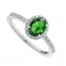 Emerald & Diamond Engagement Ring Emerald & Diamond Engagement Ring