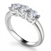 Traditional Round Diamond Trilogy Ring