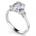 Oval & Trillian Diamond Trilogy Ring