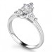 Modern Marquise & Baguette Diamond Trilogy Ring