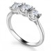 Elegant Round Diamond Trilogy Ring