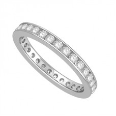 1.03ct Vs/fg Round Diamond Eternity Ring