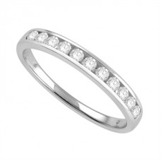 2mm Petite Round Diamond Eternity Ring