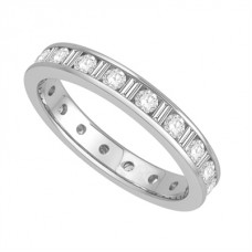 0.50ct Vs/fg Round Diamond Eternity Ring