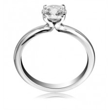 0.35ct Si1/f Princess Diamond Solitaire Ring