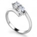 Two Stone Round Diamond Ring Two Stone Round Diamond Ring