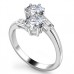 Two Stone Round Diamond Designer Ring