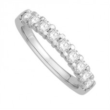 0.77ct Vs/fg Round Diamond Eternity Ring