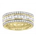 2.50ct 3 Row Diamond Full Eternity/dress Ring