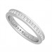 1.00ct Elegant Princess Diamond Full Eternity Ring