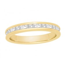 1.25ct Elegant Princess Diamond Full Eternity Ring