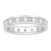 1.25ct Round & Baguette Diamond Full Eternity Ring