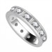 2.00ct Round & Baguette Diamond Full Eternity Ring