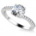 Shoulder Set Diamond Engagement Ring